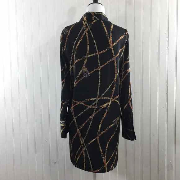 Zara TRF Collection Black Button Front Womens XS Horse Riding Equestrian Tunic - Picture 3 of 10